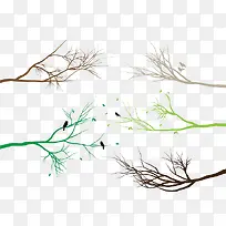 彩色缠绕的树枝-空若网 彩色缠绕的树枝-空若网