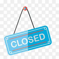 关门的商店挂牌设计-空若网 关门的商店挂牌设计-空若网