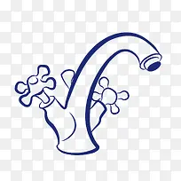 卡通水龙头设计素材-空若网 卡通水龙头设计素材-空若网