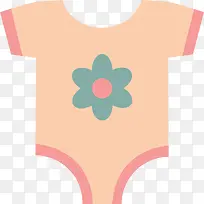 对称矢量开裆卡通衣服-空若网 对称矢量开裆卡通衣服-空若网