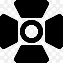 摄影灯从正面图标-空若网 摄影灯从正面图标-空若网