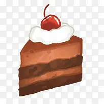 矢量巧克力蛋糕-空若网 矢量巧克力蛋糕-空若网