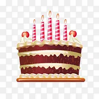 创意插画生日蛋糕设计素材-空若网 创意插画生日蛋糕设计素材-空若网