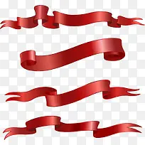 矢量手绘丝带矢量素材-空若网 矢量手绘丝带矢量素材-空若网