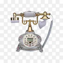 白色雕花电话-空若网 白色雕花电话-空若网