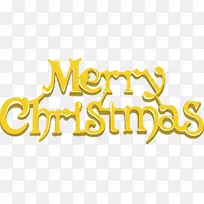 金色花型圣诞快乐字体-空若网 金色花型圣诞快乐字体-空若网