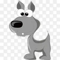 灰色卡通小狗下载-空若网 灰色卡通小狗下载-空若网