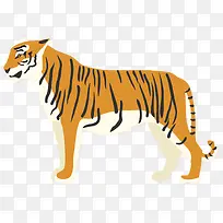 卡通动物东北老虎-空若网 卡通动物东北老虎-空若网