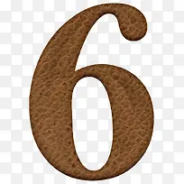 木质衬线体数字6-空若网 木质衬线体数字6-空若网