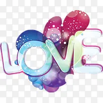 彩色手绘LOVE-空若网 彩色手绘LOVE-空若网