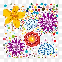 矢量手绘花纹背景素材-空若网 矢量手绘花纹背景素材-空若网