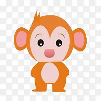 手绘卡通金丝猴-空若网 手绘卡通金丝猴-空若网