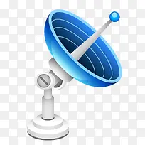 蓝色锅盖天线信号接收器-空若网 蓝色锅盖天线信号接收器-空若网