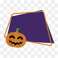 万圣节矢量南瓜边框装饰-空若网 万圣节矢量南瓜边框装饰-空若网