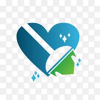 爱心扫把图案-空若网 爱心扫把图案-空若网