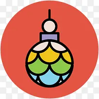 圣诞节素材圣诞节剪影 圣诞球-空若网 圣诞节素材圣诞节剪影 圣诞球-空若网