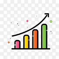 彩色手绘的商务数据-空若网 彩色手绘的商务数据-空若网