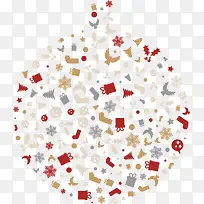 矢量圣诞元素装饰图案-空若网 矢量圣诞元素装饰图案-空若网