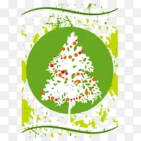 圣诞节 圣诞树 扁平化 小清-空若网 圣诞节 圣诞树 扁平化 小清-空若网