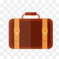 卡通扁平化行李箱设计-空若网 卡通扁平化行李箱设计-空若网