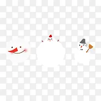 手绘圣诞节雪人-空若网 手绘圣诞节雪人-空若网