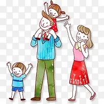 卡通手绘人物-空若网 卡通手绘人物-空若网