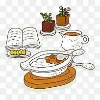 手绘简笔画美味食物-空若网 手绘简笔画美味食物-空若网