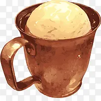 矢量复古奶茶杯-空若网 矢量复古奶茶杯-空若网