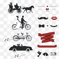 婚庆卡通矢量素材-空若网 婚庆卡通矢量素材-空若网