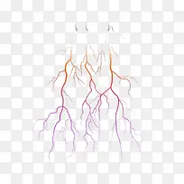 彩色光效闪电-空若网 彩色光效闪电-空若网