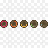 百分比例图PNG矢量元素-空若网 百分比例图PNG矢量元素-空若网