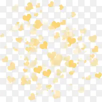 黄色心背景-空若网 黄色心背景-空若网