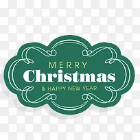 绿色圣诞节促销标签矢量素材-空若网 绿色圣诞节促销标签矢量素材-空若网