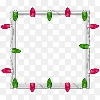 彩色灯泡装饰边框-空若网 彩色灯泡装饰边框-空若网