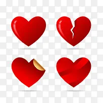 矢量心元素-空若网 矢量心元素-空若网