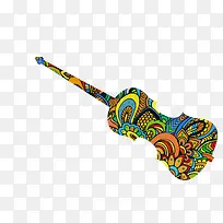 创意多彩吉他-空若网 创意多彩吉他-空若网