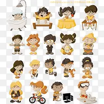 卡通人物素材-空若网 卡通人物素材-空若网