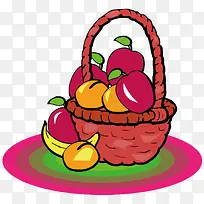 竹篮子里的水果-空若网 竹篮子里的水果-空若网