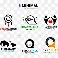 6款迷你商业标志-空若网 6款迷你商业标志-空若网