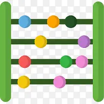 绿色矢量对称卡通攀爬架-空若网 绿色矢量对称卡通攀爬架-空若网