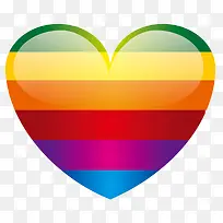 彩虹色彩立体元素-空若网 彩虹色彩立体元素-空若网