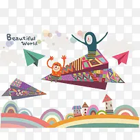 ��ͨ�廭ֽ�ɻ�ʸ��-������