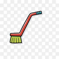 矢量卡通扁平化刷子清洁标志png-空若网 矢量卡通扁平化刷子清洁标志png-空若网