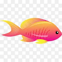 海洋生物渐变多彩小鱼-空若网 海洋生物渐变多彩小鱼-空若网