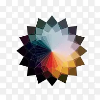 创意花型颜色盘-空若网 创意花型颜色盘-空若网