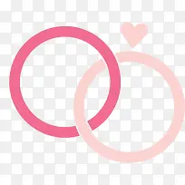 粉色戒指卡通图标-空若网 粉色戒指卡通图标-空若网