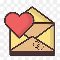 红色桃心矢量卡通图标-空若网 红色桃心矢量卡通图标-空若网