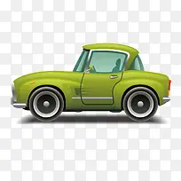 矢量绿色汽车-空若网 矢量绿色汽车-空若网