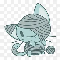 矢量木乃伊猫-空若网 矢量木乃伊猫-空若网