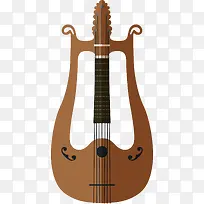 古琴乐器PNG矢量素材-空若网 古琴乐器PNG矢量素材-空若网